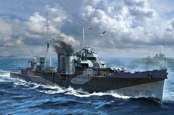 Збірна модель 1:350 корабель HMS Colombo Trumpeter 05363