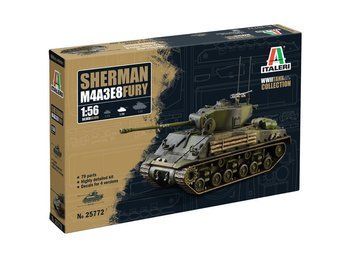 Збірна модель 1/56 танк M4A3E8 Sherman Fury Italeri 25772
