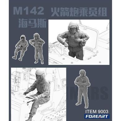 Figures 1:72 HIMARS rocket launcher crew (3D printed) Fore Art 9003