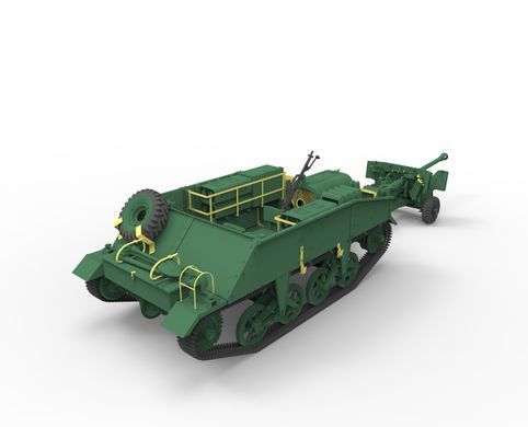 Сборная модель 1/35 Британский Loyd Carrier с 6-фунтовой противотанковой пушкой Bronco CB35189