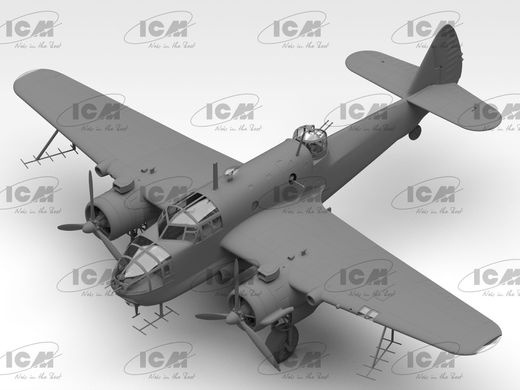 Збірна модель 1/48 літак Bristol Beaufort Mk.IA з тропічним фільтром ICM 48311