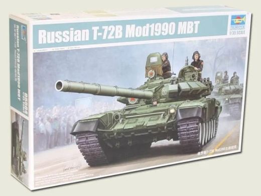 Сборная модель 1:35 танк T-72B Mod1990 MBT Trumpeter 05564