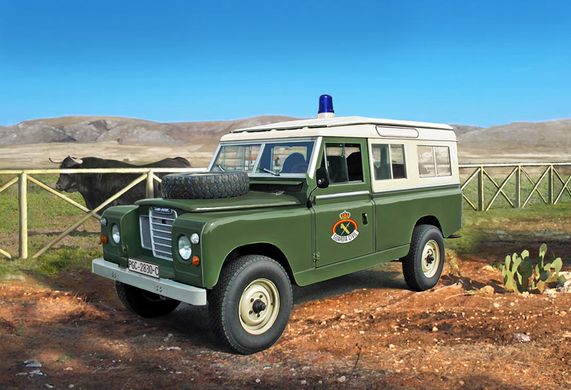 Prefab model 1/35 SUV Land Rover Series III 109 "Guardia Civil" Italeri 6542