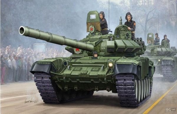 Сборная модель 1/35 танк T-72B Mod1990 MBT Trumpeter 05564