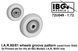1/72 scale model wheel (grooved) IAR-80/81 C (used since 1942) (for IBG kits) IBG 72U049